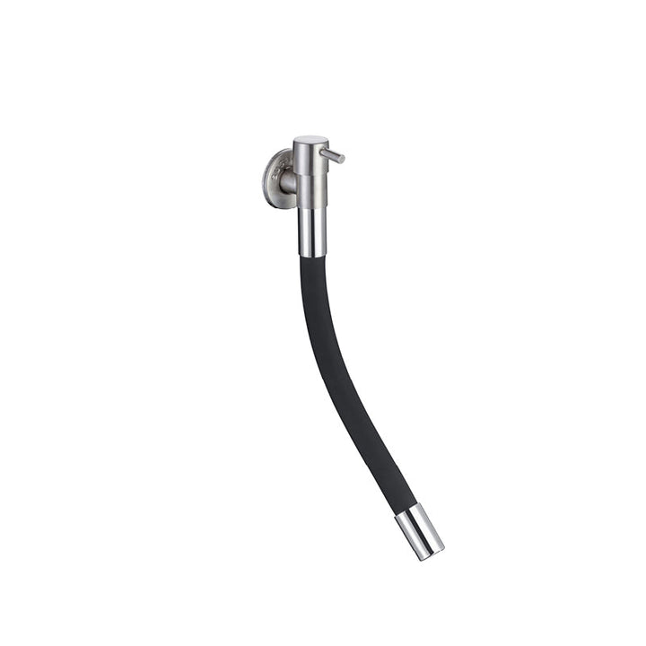Stornfield | Contemporary Wall Mounted Bathroom Faucet with Stainless Steel Lever Handles