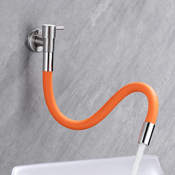 Stornfield | Contemporary Wall Mounted Bathroom Faucet with Stainless Steel Lever Handles