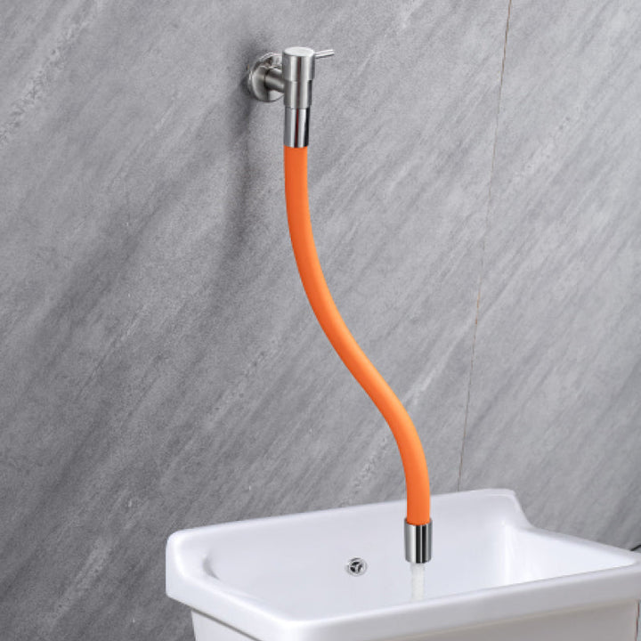 Stornfield | Contemporary Wall Mounted Bathroom Faucet with Stainless Steel Lever Handles