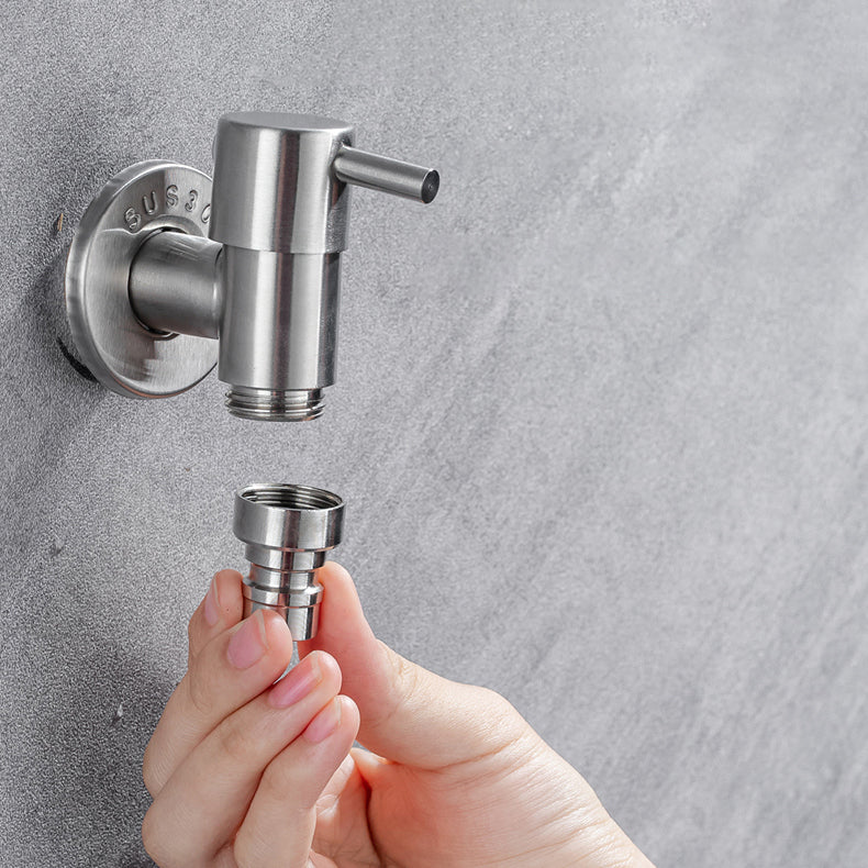 Stornfield | Contemporary Wall Mounted Bathroom Faucet with Stainless Steel Lever Handles