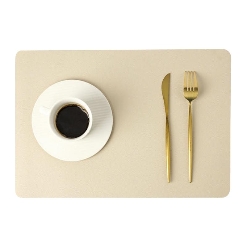 Stornfield | Modern Rectangular Waterproof PU Leather Placemats