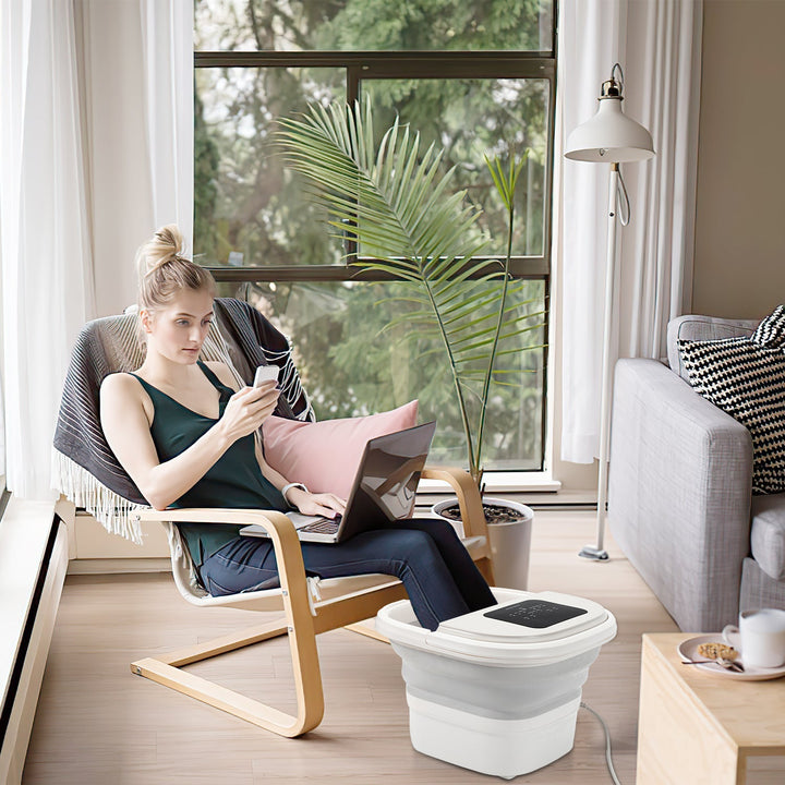 Electric foot massage device heating foldable | Stornfield