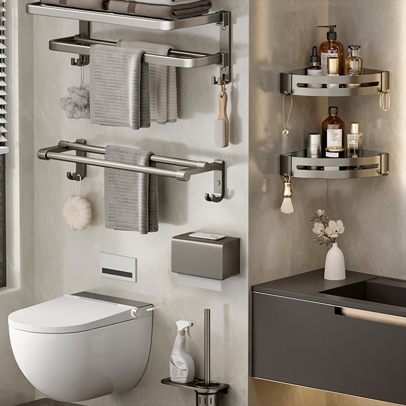 Stornfield | Modern Stainless Steel Bathroom Shelf Bathroom Accessories Set Towel Holder Bathroom Set