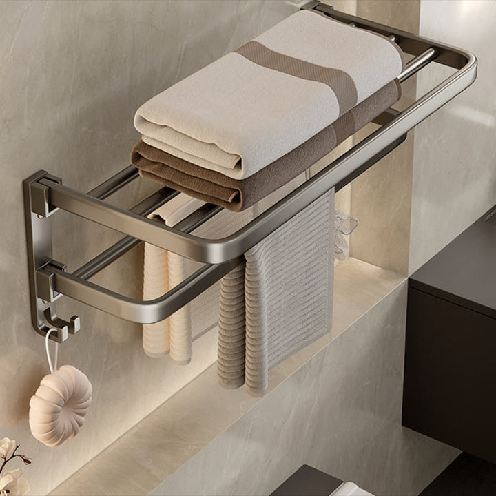 Stornfield | Modern Stainless Steel Bathroom Shelf Bathroom Accessories Set Towel Holder Bathroom Set
