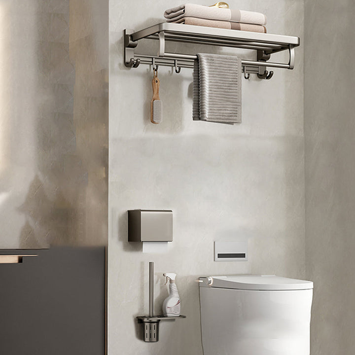 Stornfield | Modern Stainless Steel Bathroom Shelf Bathroom Accessories Set Towel Holder Bathroom Set