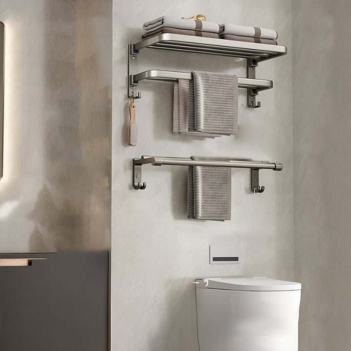 Stornfield | Modern Stainless Steel Bathroom Shelf Bathroom Accessories Set Towel Holder Bathroom Set