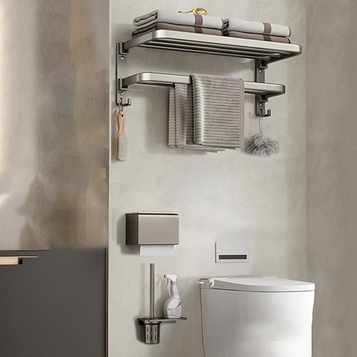 Stornfield | Modern Stainless Steel Bathroom Shelf Bathroom Accessories Set Towel Holder Bathroom Set
