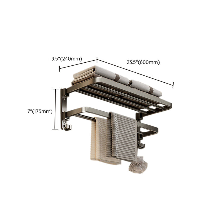 Stornfield | Modern Stainless Steel Bathroom Shelf Bathroom Accessories Set Towel Holder Bathroom Set
