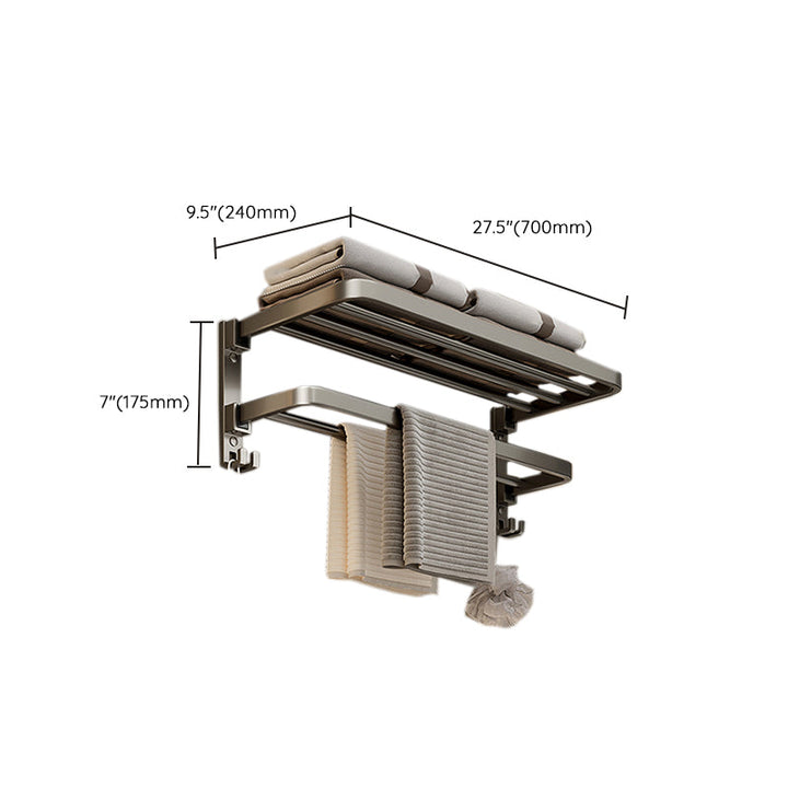 Stornfield | Modern Stainless Steel Bathroom Shelf Bathroom Accessories Set Towel Holder Bathroom Set