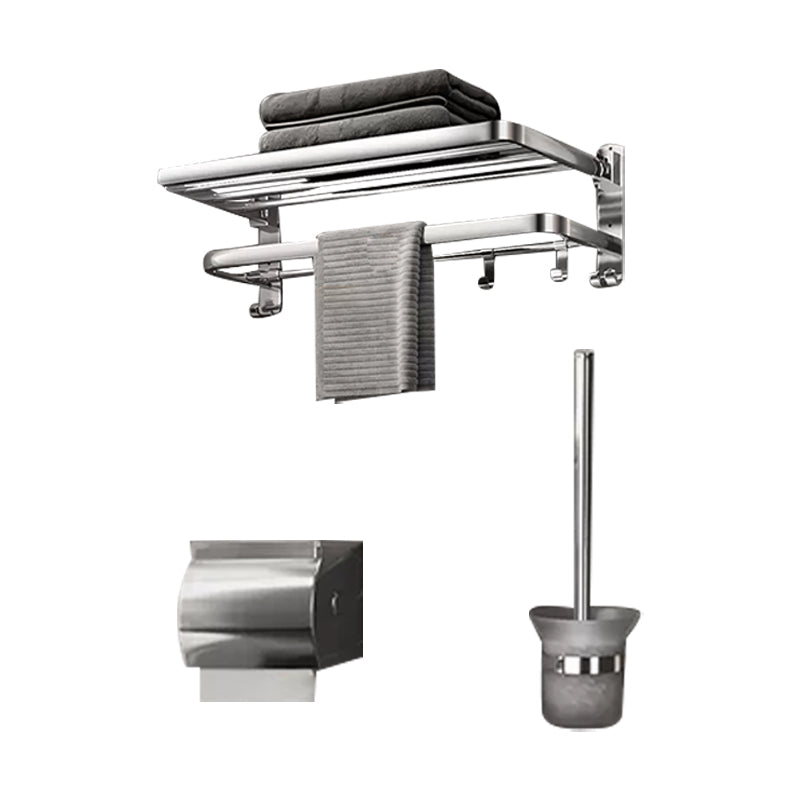 Stornfield | Modern Polished Chrome Stainless Steel Bathroom Accessory Set