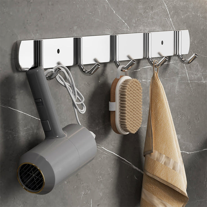 Stornfield | Modern Polished Chrome Stainless Steel Bathroom Accessory Set