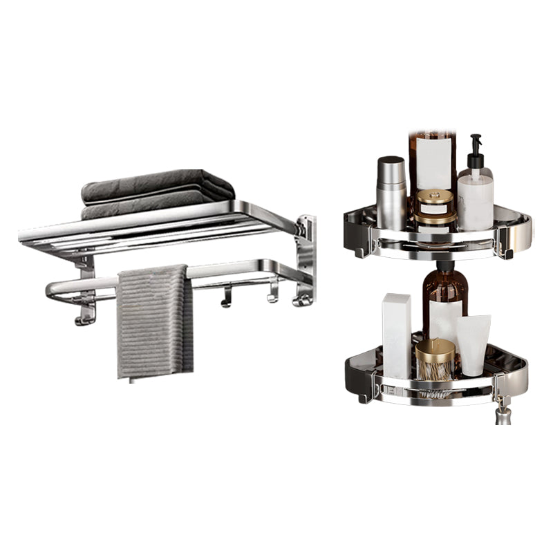 Stornfield | Modern Polished Chrome Stainless Steel Bathroom Accessory Set