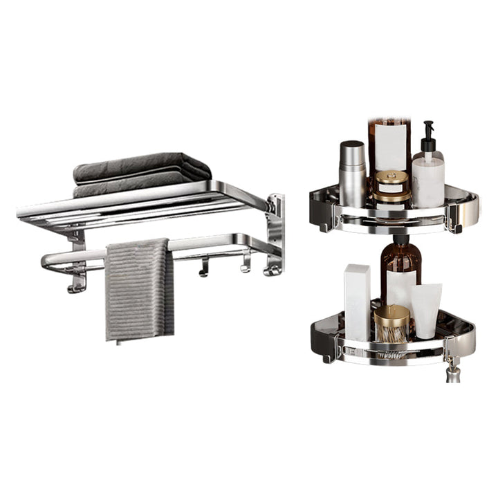 Stornfield | Modern Polished Chrome Stainless Steel Bathroom Accessory Set