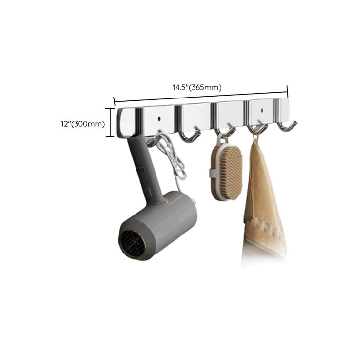 Stornfield | Modern Polished Chrome Stainless Steel Bathroom Accessory Set