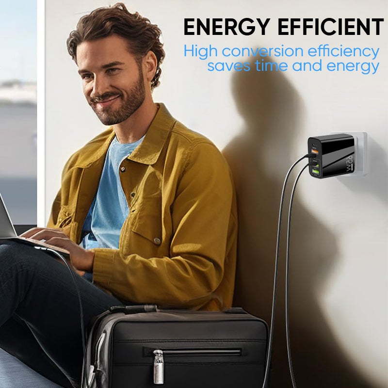 Multi Port Adaptor 65W Fast Charger - US Standard | Stornfield