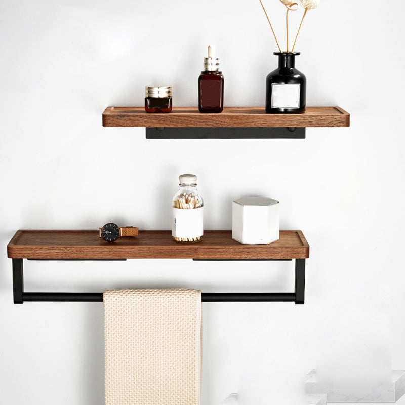Stornfield | Wood and Aluminum Bath Accessory Set Black Bathroom Accessory Kit