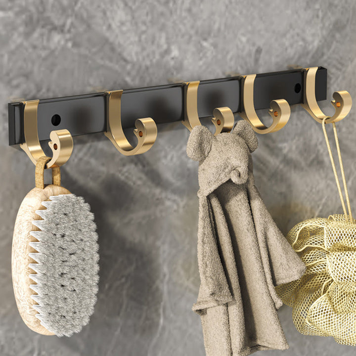 Stornfield | Ensemble de Salle de Bain Noir & Laiton Accessoires de Salle de Bain Style Moderne En Pièce Individuelle Ou En Ensemble