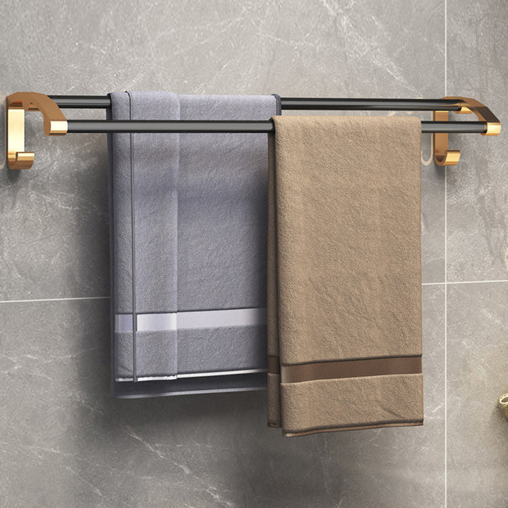 Stornfield | Ensemble de Salle de Bain Noir & Laiton Accessoires de Salle de Bain Style Moderne En Pièce Individuelle Ou En Ensemble