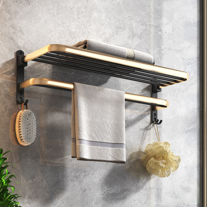 Stornfield | Ensemble de Salle de Bain Noir & Laiton Accessoires de Salle de Bain Style Moderne En Pièce Individuelle Ou En Ensemble