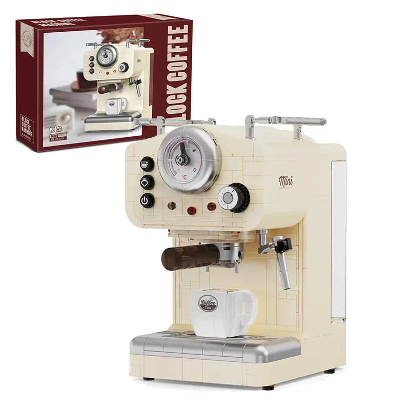 Stornfield | 678PCS Creative Series Classic Coffee Machine Building Blocks Automatic Drink Machine Model Construction Toys Gift for Kids