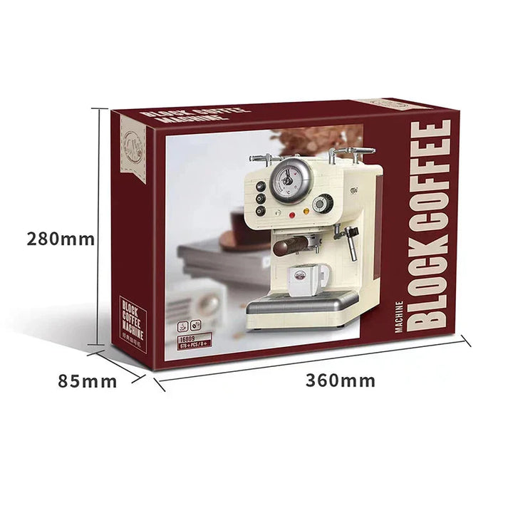 Stornfield | 678PCS Creative Series Classic Coffee Machine Building Blocks Automatic Drink Machine Model Construction Toys Gift for Kids