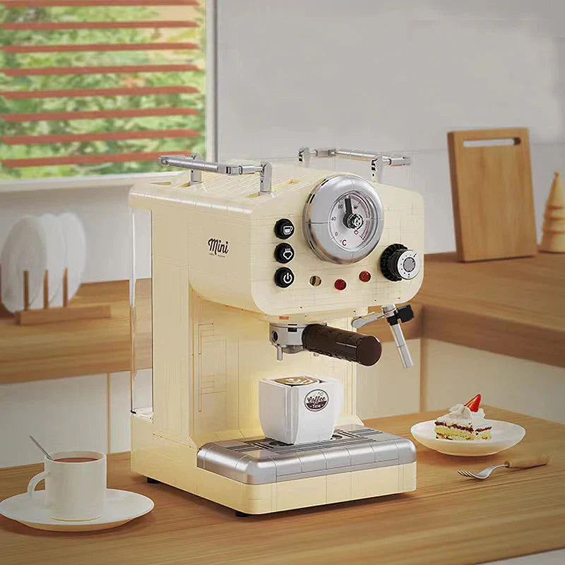 Stornfield | 678PCS Creative Series Classic Coffee Machine Building Blocks Automatic Drink Machine Model Construction Toys Gift for Kids
