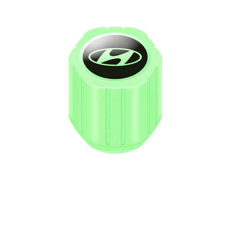 20-Pack Neon Green Glow Tire Valve Caps – No Battery Needed, Universal Fit Stornfield