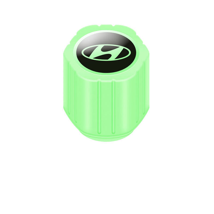 20-Pack Neon Green Glow Tire Valve Caps – No Battery Needed, Universal Fit Stornfield