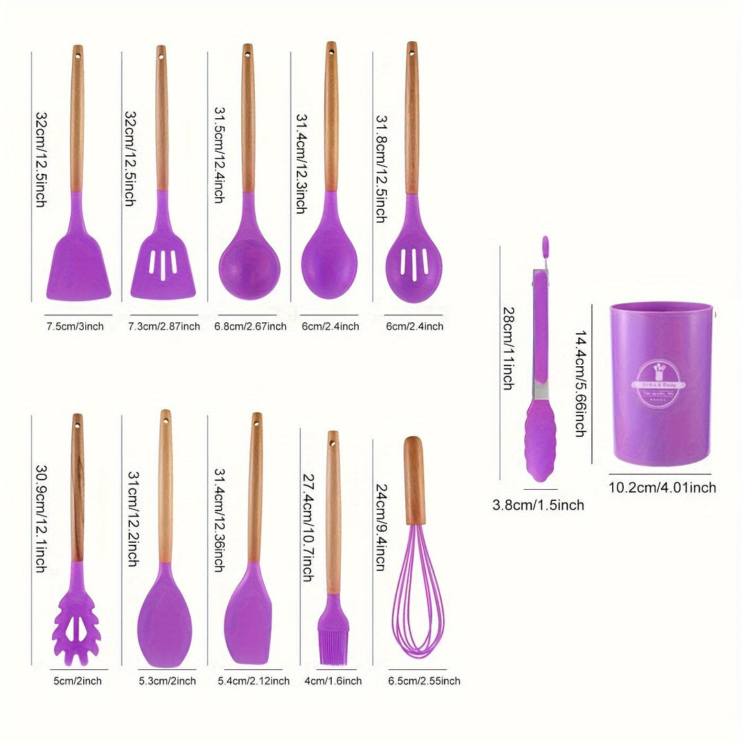 Stornfield | Silicone Cooking Utensil Set – Heat and Scratch Resistant