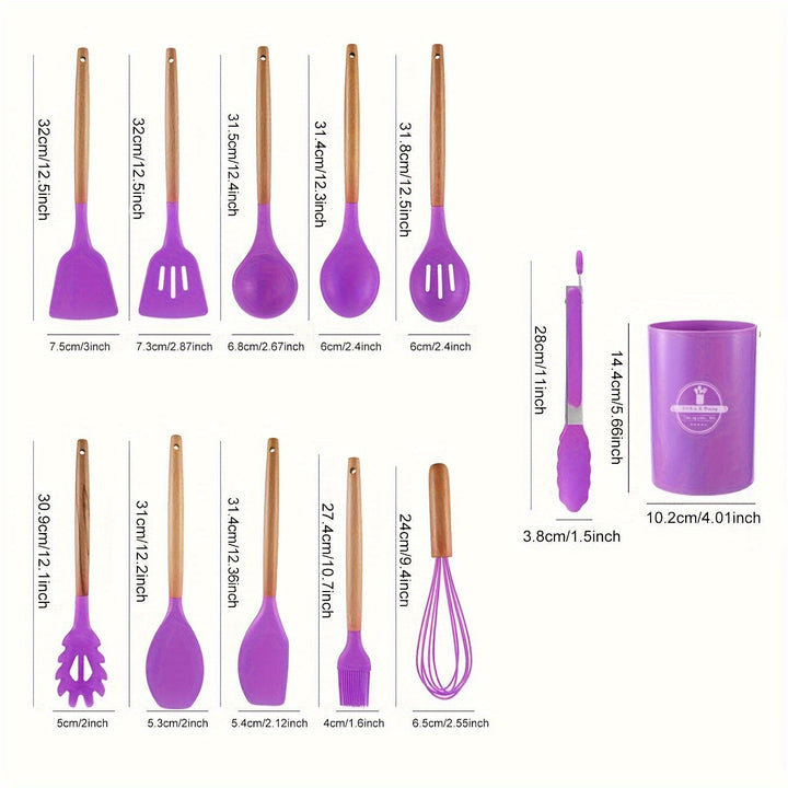Stornfield | Kitchen Tool Set – Silicone – Non-Stick – Heat-Resistant