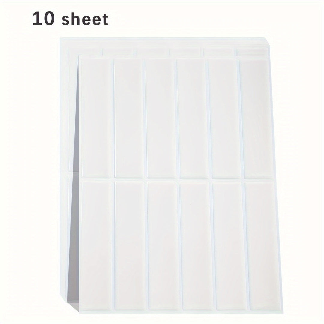 Self-adhesive 3D Wall Tile Panels for Kitchen and Bathroom | Stornfield