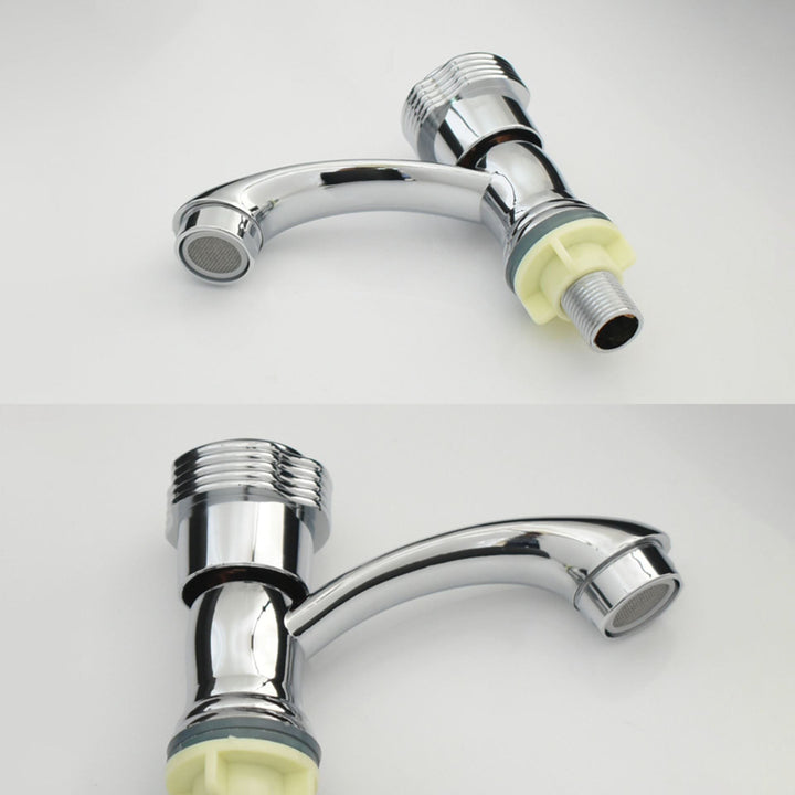 Stornfield | Modern Bathroom Faucet with Chrome Knob Handle and Basin Faucet with Water Hose
