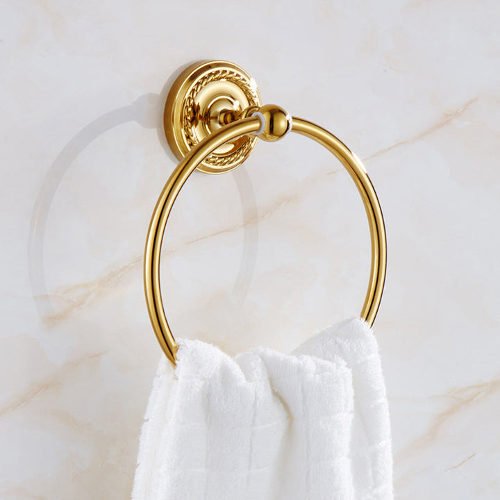 Stornfield | Traditional Gold Bathroom Accessories Copper Bathroom Set