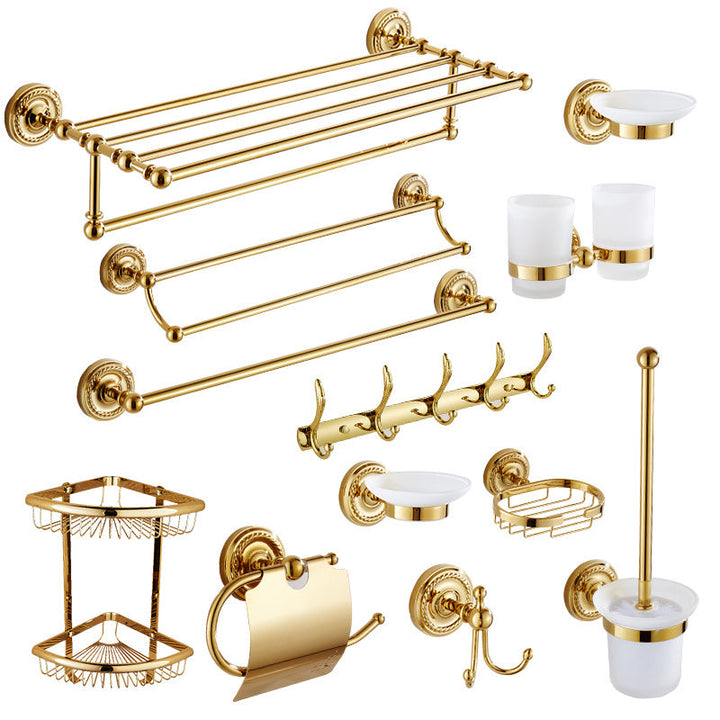 Stornfield | Traditional Gold Bathroom Accessories Copper Bathroom Set