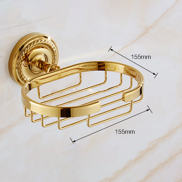 Stornfield | Traditional Gold Bathroom Accessories Copper Bathroom Set