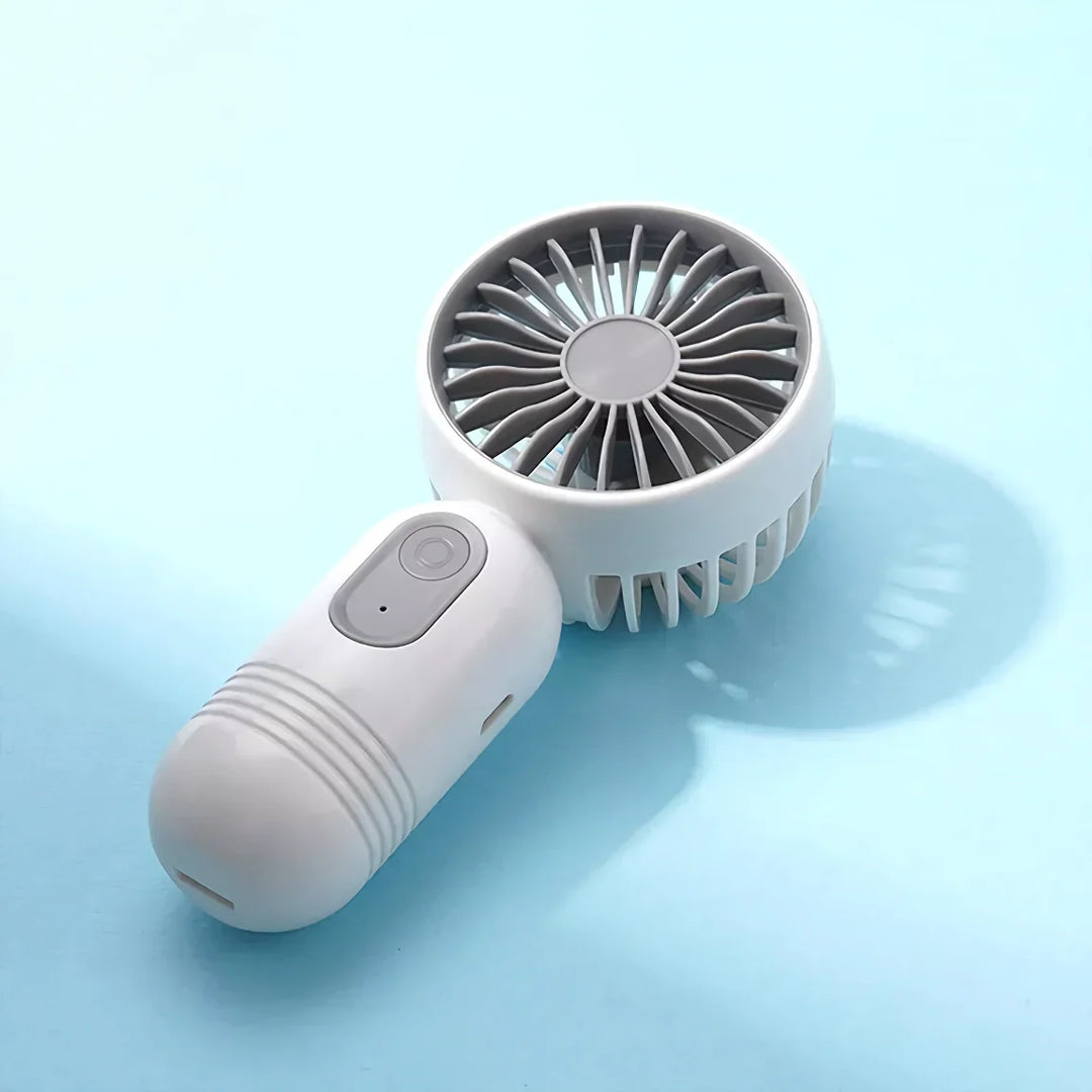 USB Rechargeable Mini Portable Fan With 3 Speeds | Stornfield