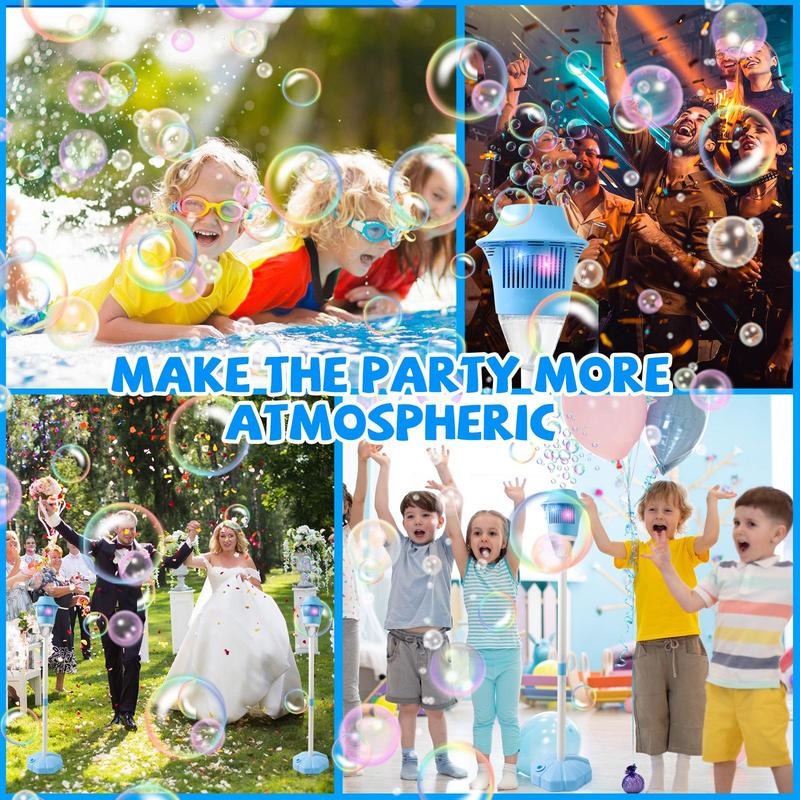 Stornfield | Automatic Bubble Maker for Kids | BubbleFun Magical Bubble Play | 20,000+ Bubbles/Min | Adjustable Height | Portable