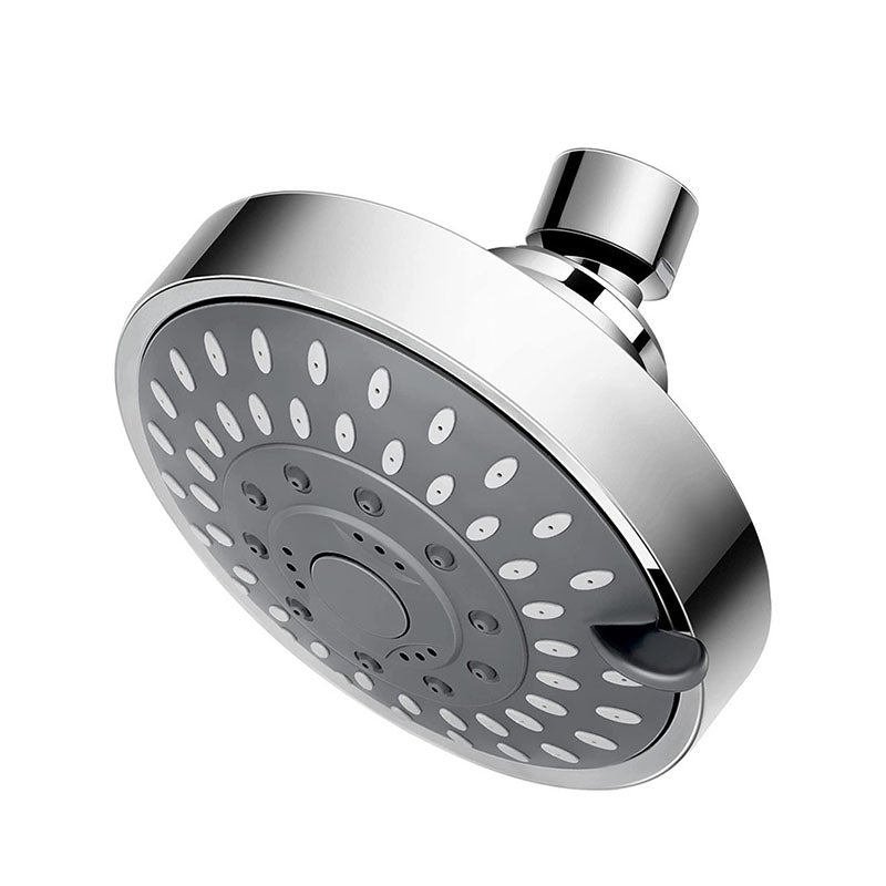 Stornfield | Modern Self-Cleaning Shower Faucet Standard Round Shower Heads in Silver