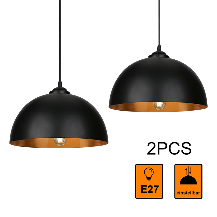 Retro Metal Lampshade 2 Pieces | Stornfield