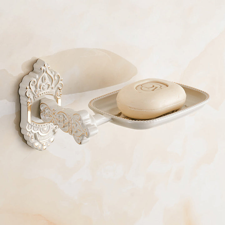 Stornfield | Traditional Bathroom Accessory Set White Bathroom Accessory Hardware Set