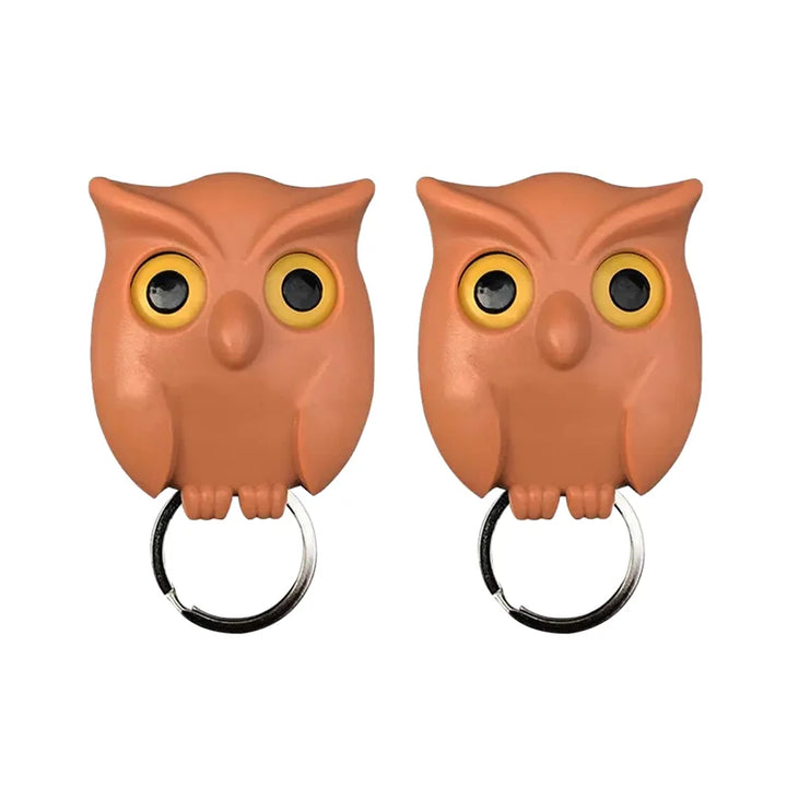 🦉The Key Guard is a Reliable Owl - Cute Owl Keychain with Auto Opening and Closing Eyes | Stornfield