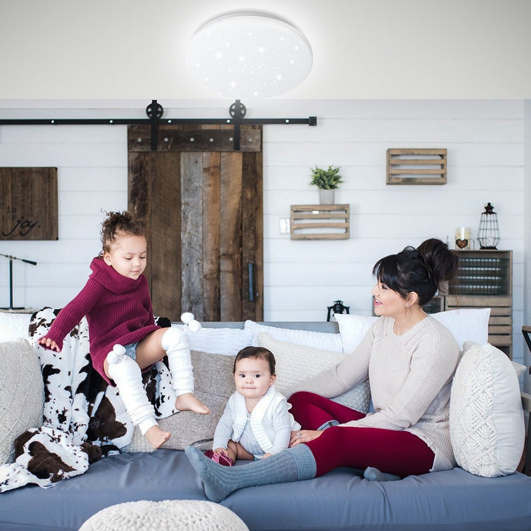 24W LED Ceiling Light Dimmable with Starry Sky Effect | Stornfield