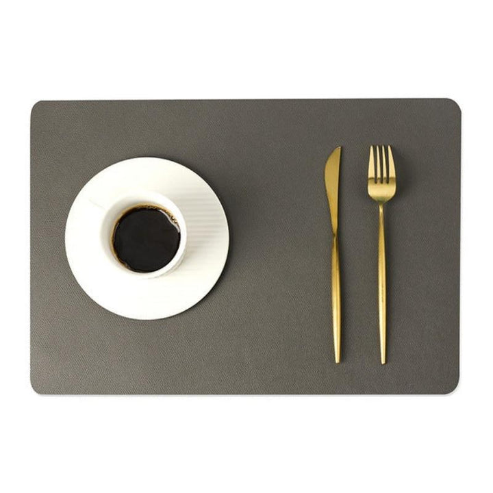 Stornfield | Modern Rectangular Waterproof PU Leather Placemats