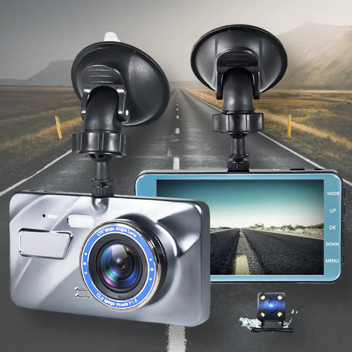 Stornfield | Wireless Front And Rear Dash Cam Dashboard Camera For Car With Night Vision