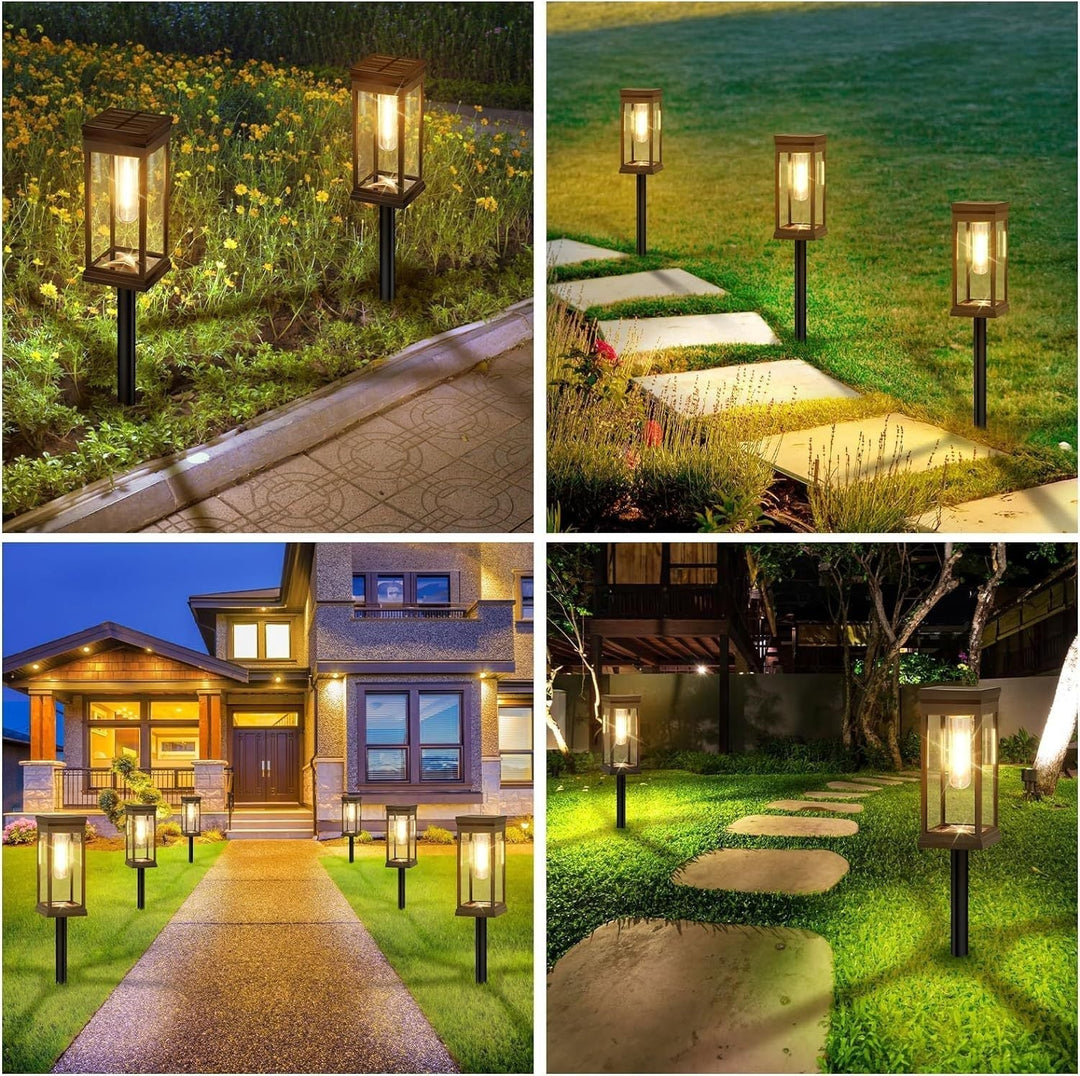 Solar-powered garden light for outdoor use - Modern LED pathway light for lighting pathways, terraces, and gardens | Stornfield