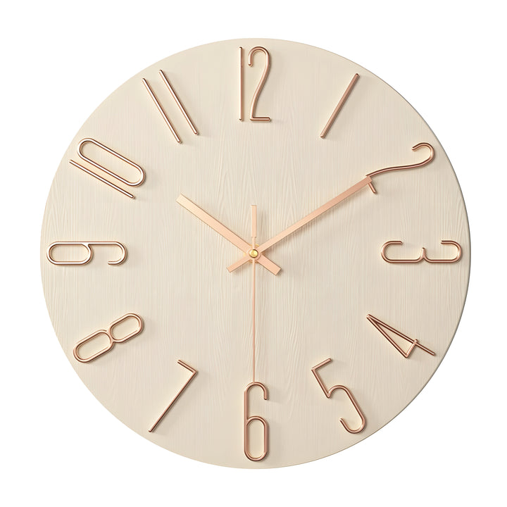 Simple Quartz Design Wall Clock - Silent Modern Style | Stornfield