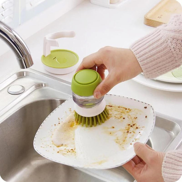 Washing Brush with Integrated Detergent Dispenser | Stornfield