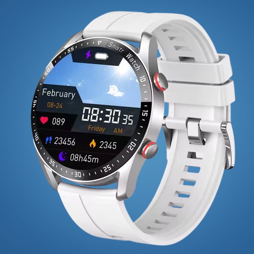 FitTrack | Non-Invasive Smart Fitness Watch - Activity Tracking - Heart Rate - Sleep - Training - GPS Notifications - Water-Resistant Stornfield