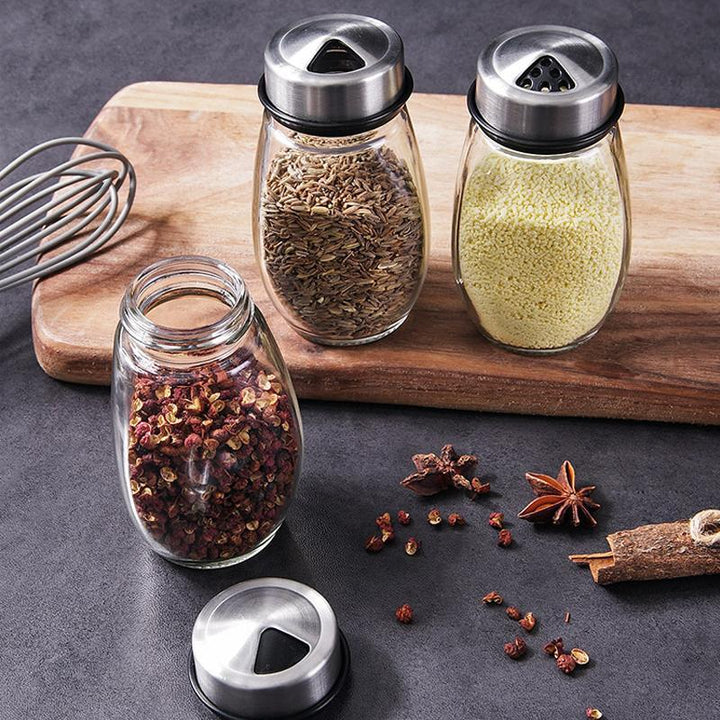 Kitchen Seasoning Jars (3 PCs) | Stornfield