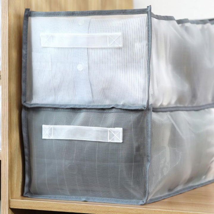 7-Grid Wardrobe Clothes Mesh Divider Organizer | Stornfield